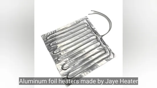 Frezze Protection Aluminum Foil Heater for Defrosting in Refrigerator Cooler