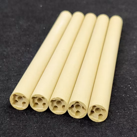 Refractory Cordierite Mullite Ceramic Tube for Heating