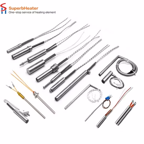 Customized 12V 24V 48V 220V 20W 40W 60W 80W 100W 200W Industrial Stainless Steel Electric Heating Element Cartridge Heaters