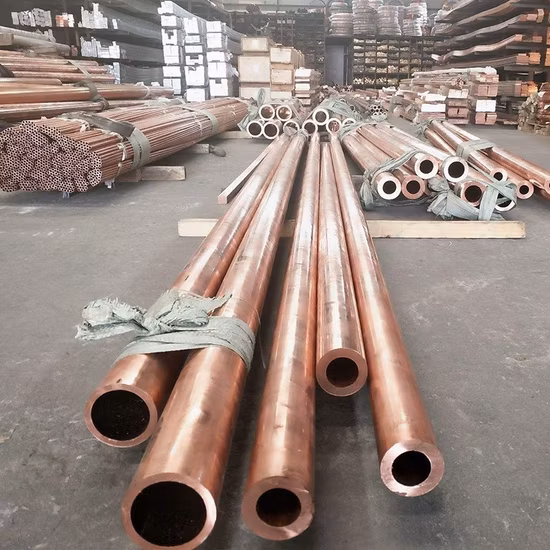 Supplier C10100 C11000 C12200 Copper Tubes with Coil Heating for Air Conditioning