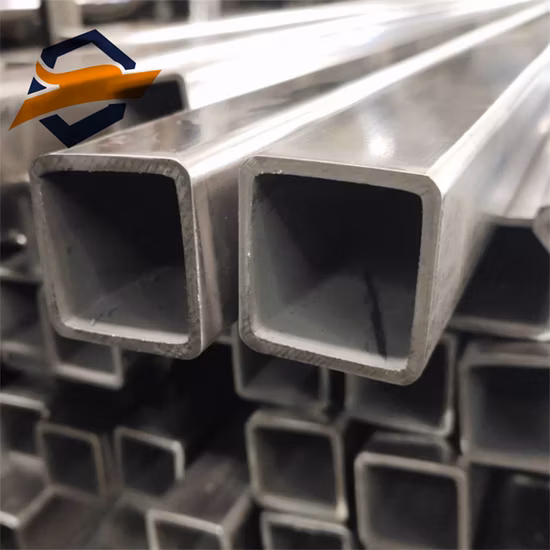 304 Stainless Steel Welded Thread Heating Capillary Rectangular Coil Square Tube 304 Seamless